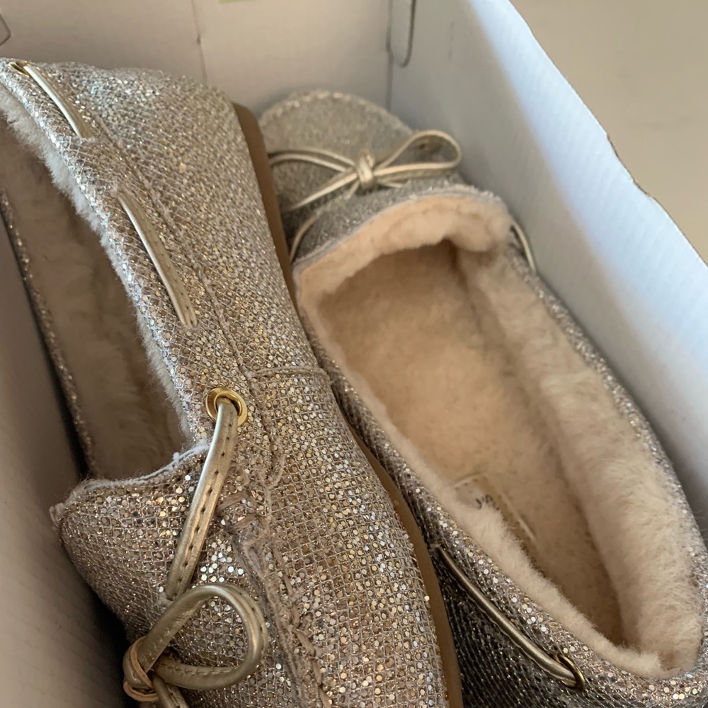 Michael Kors Glitter Moccasins sz5